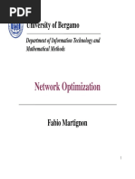 Network Optimization: University of Bergamo