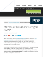 Cara Membuat Database Dengan XAMPP