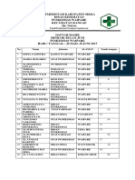 Daftar Hadir Minilok Bok