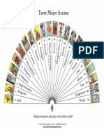 Tarot Major Arcana Pendulum Chart