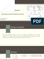 Variáveis complexas em análise de sistemas de potência