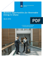 Business Opportunities for Renewable Energy in Ghana