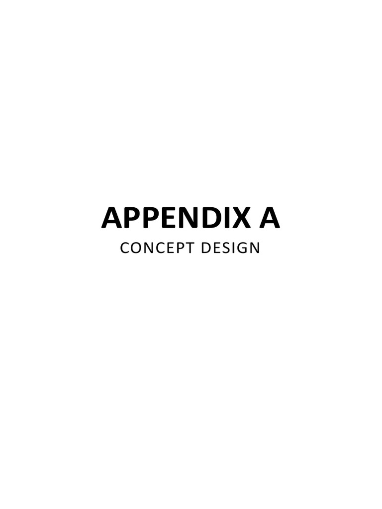 Appendix A: Concept Design Overview | PDF | Art