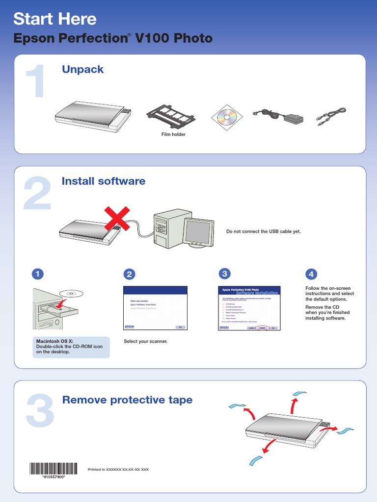 Epson v100 Perfection Photo Scanner - Star Here - Prv1phbb | Image ...