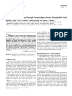 Critical Review: Phospholipid Signalling Through Phospholipase D and Phosphatidic Acid