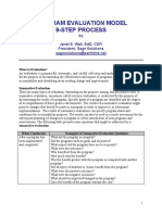 9 Step Evaluation Model Paper