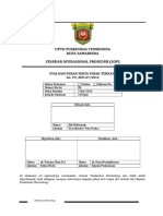 Evaluasi Peran Serta Pihak Terkait