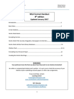 MLA Format - NCC Library Handout (New) PDF
