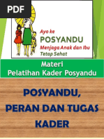 Download 3 Posyandu Peran  Tugas Kader by Nugroho Kuncoro Yudho SN358439063 doc pdf