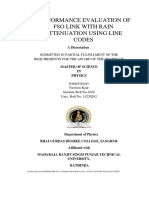 Performance Evaluation of Fso Link With Rain Attenuation Using Line Codes