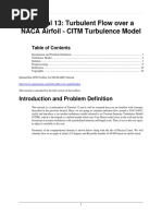 Turbulent Flow Over Tutorial13