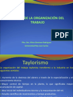 Historia Organización Del Trabajo