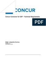 Concur Connector For SAP - Tech Requirements - v1.2