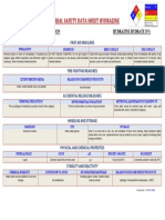 Material Safety Data Sheet (Hydrazine)
