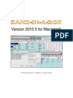 Band-In-A-Box 2010 - 5 Mac Upgrade Manual