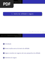 Cap 1 Teoria Da Utilidade e Seguro