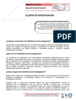 Semilleros de Investigación: Formación de estudiantes en cultura investigativa