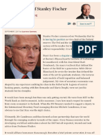 The Influence of Stanley Fischer Larry Summers' Blog, Fuente Financial Times