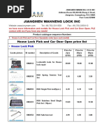 House Lock Pick and Car Door Open PDF