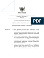 PMK No. 39 Ttg Pedoman Penyelenggaraan Program Indonesia Sehat Dengan Pendekatan Keluarga