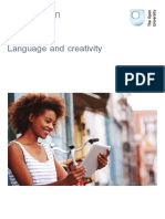 Language and Creativity Printable