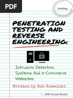 Penetration Testing and Reverse Engineering - Intrusioection Systems and E-Commerce Websites - Rob Kowalski