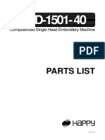 HCD1501 Parts Manual