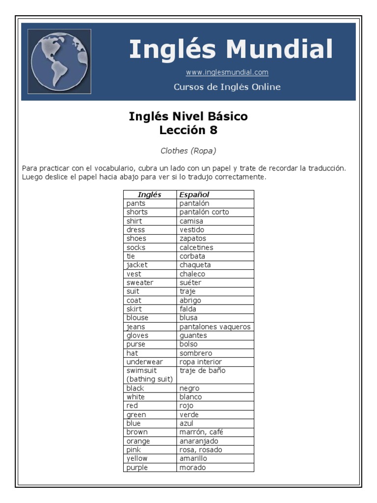 Basico 8 PDF | PDF