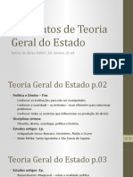 Slides Sintetizando o Livro Elementos Da Teoria Geral Dp Estado