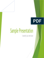 Sample Presentation