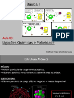 Química Básica I - Ligações Químicas e Polaridade