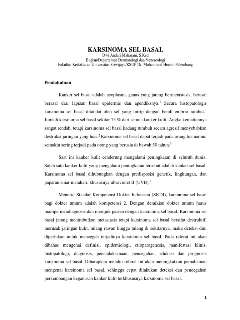 Referat Karsinoma Sel Basal