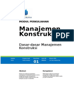 Modul Manajemen Konstruksi (TM1)