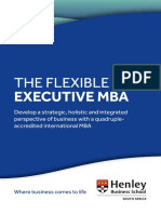 MBA Brochure - CHE Aligned & 2018 Price - Final Web Version - 2