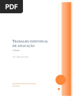 Trabalho Individual de Aplicação da 3ª Sessão