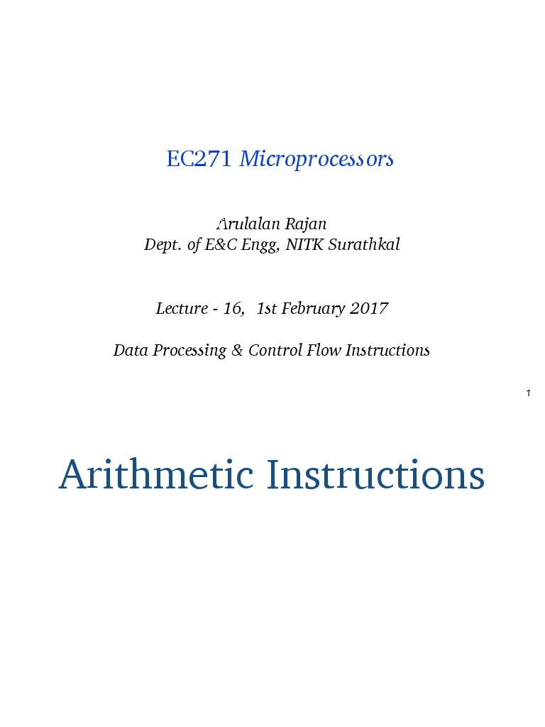 Data Processing Instructions | PDF | Areas Of Computer Science ...