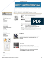 How To Measure Wire Mesh