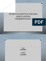 Teori Dan Bentuk Negara