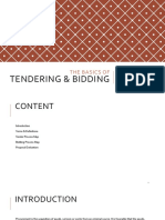 Tendering & Bidding: The Basics of