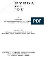 Ayurveda For You by Chandrashekhar Thakkur PDF