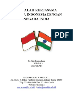 Makalah Kerjasama Negara Indonesia Dengan Negara India
