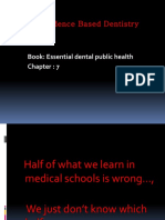 Evidence Based Dentistry: Book: Essential Dental Public Health