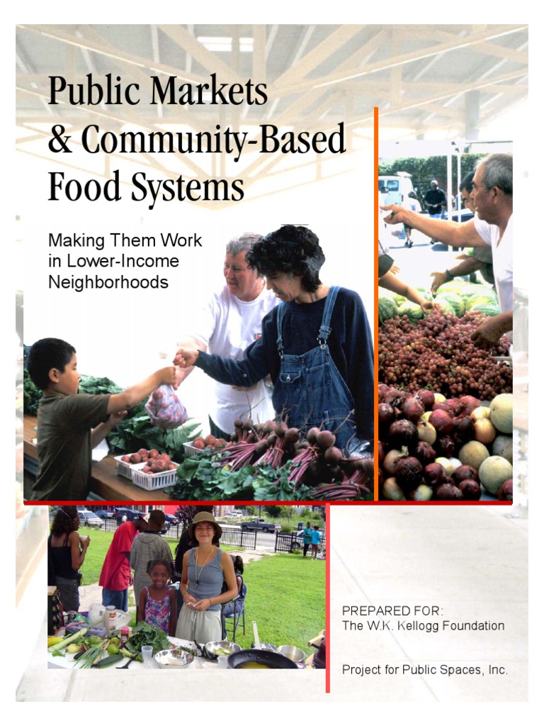 Public Markets in Low-Income Areas | PDF | Local Food | Farmers' Market