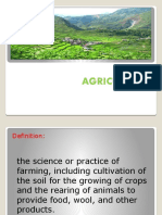 AGRICULTURE. Dey