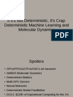 If It's Not Deterministic, It's Crap: GPUs and Deterministic Machine Learning