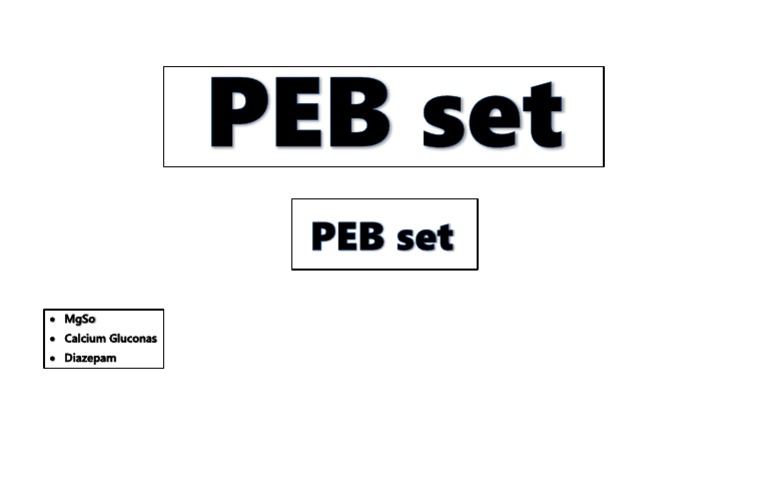 PEB Set | PDF