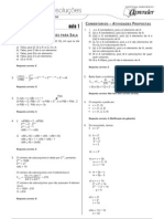 Matemática - Caderno de Resoluções - Apostila Volume 1 - Pré-Universitário - Mat5 Aula01
