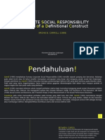 ORPORATE SOCIAL RESPONSIBILITY Evolution of A Definitional Construct