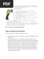 Types of Infrared Thermometers