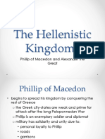 The Rise and Spread of Hellenistic Kingdoms Following Alexander the Great